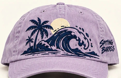 Palm Break Lilac + ink concept